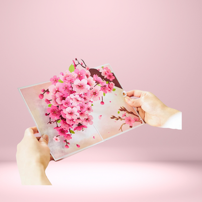 Flower-Shaped Gift Card