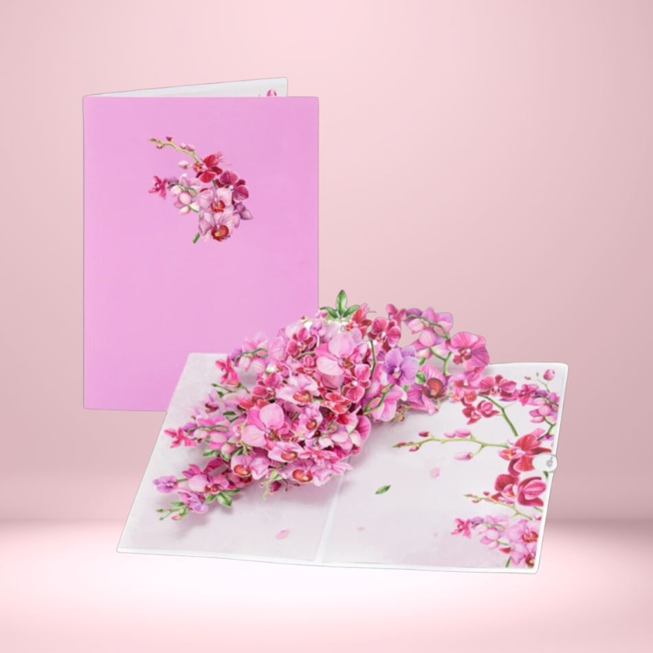 Flower-Shaped Gift Card