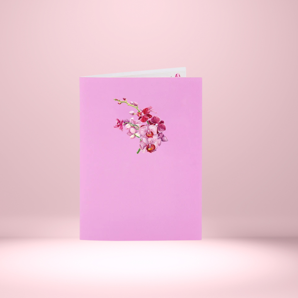 Flower-Shaped Gift Card